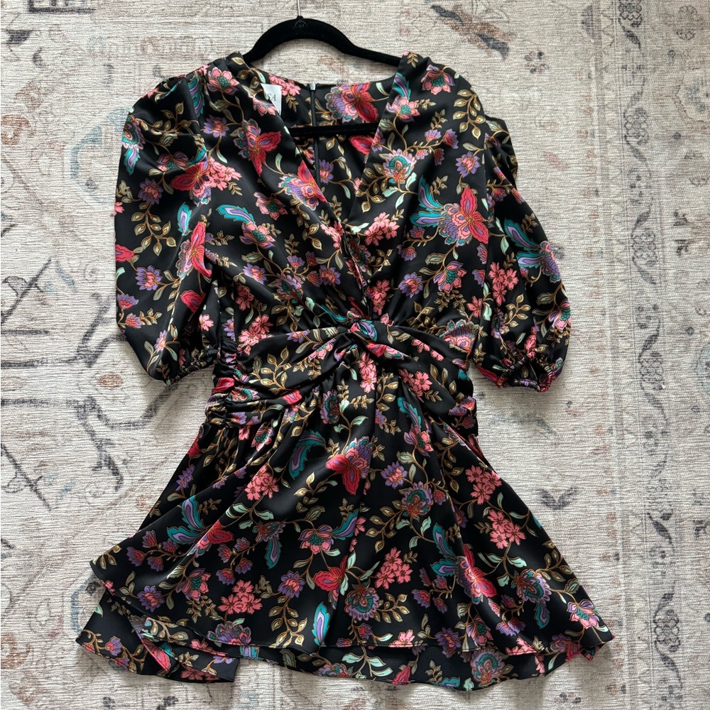 MISA LOS ANGELES SMALL FLORAL DRESS- PERFECT FOR FORMALS!